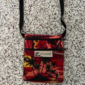 Small beach sunset themed purse made in Hawaii